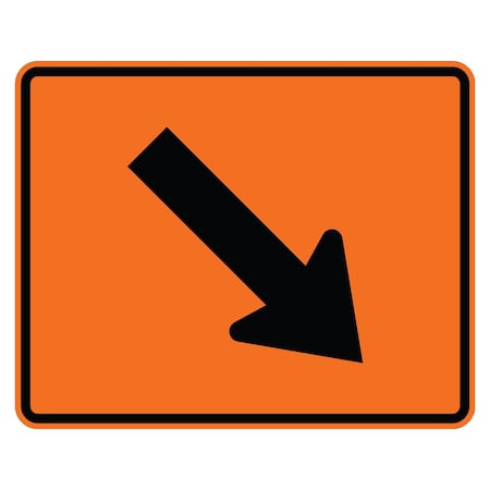 Sign Solutions Usa 18 in Height, 30 in Width, Aluminum, Horizontal Rectangle DUS08WZO3018W16-7PR